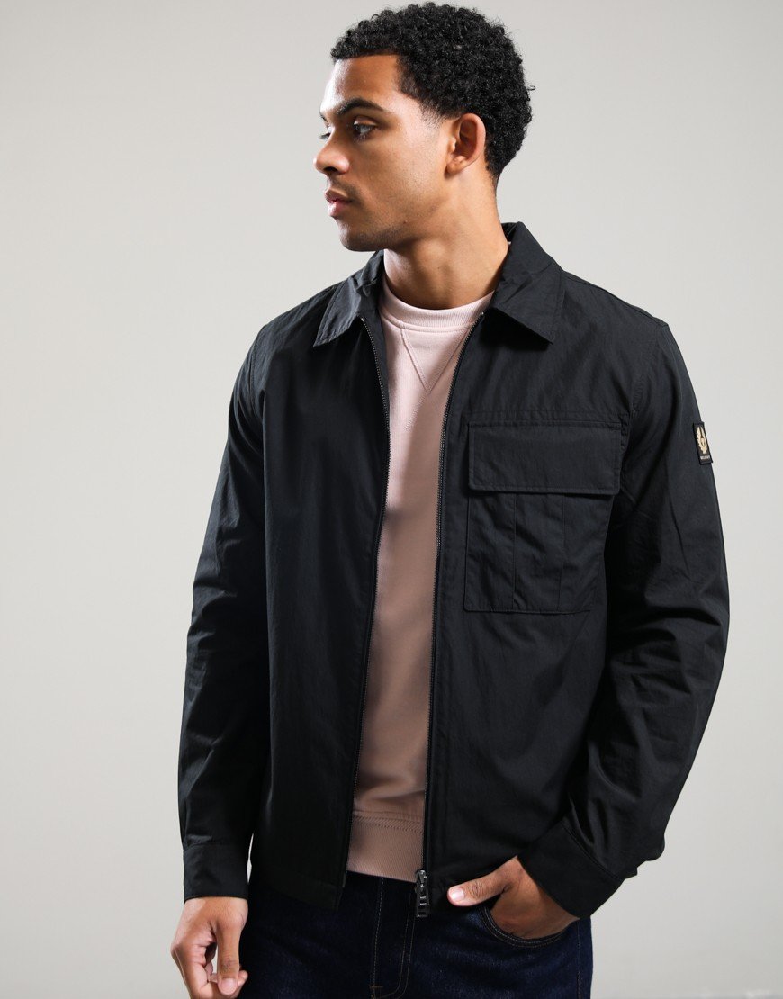 Belstaff Cargo Overshirt Black