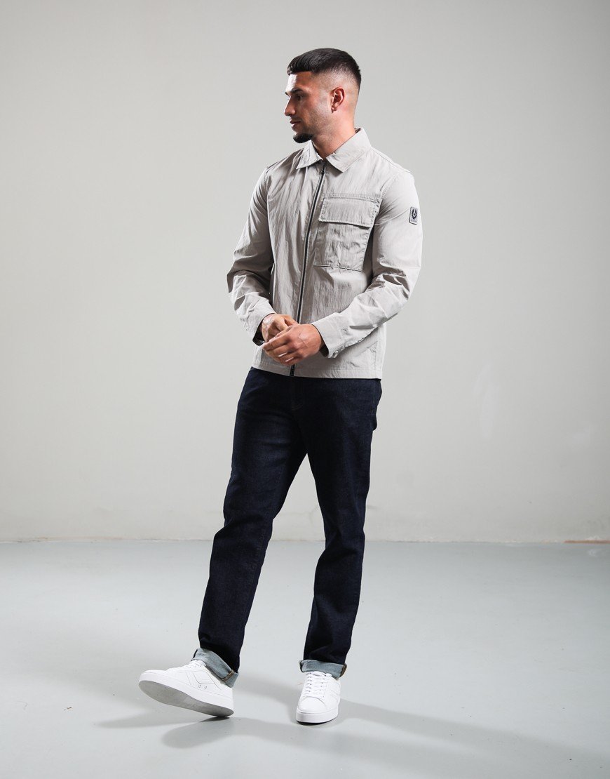 Belstaff Cargo Overshirt Concrete