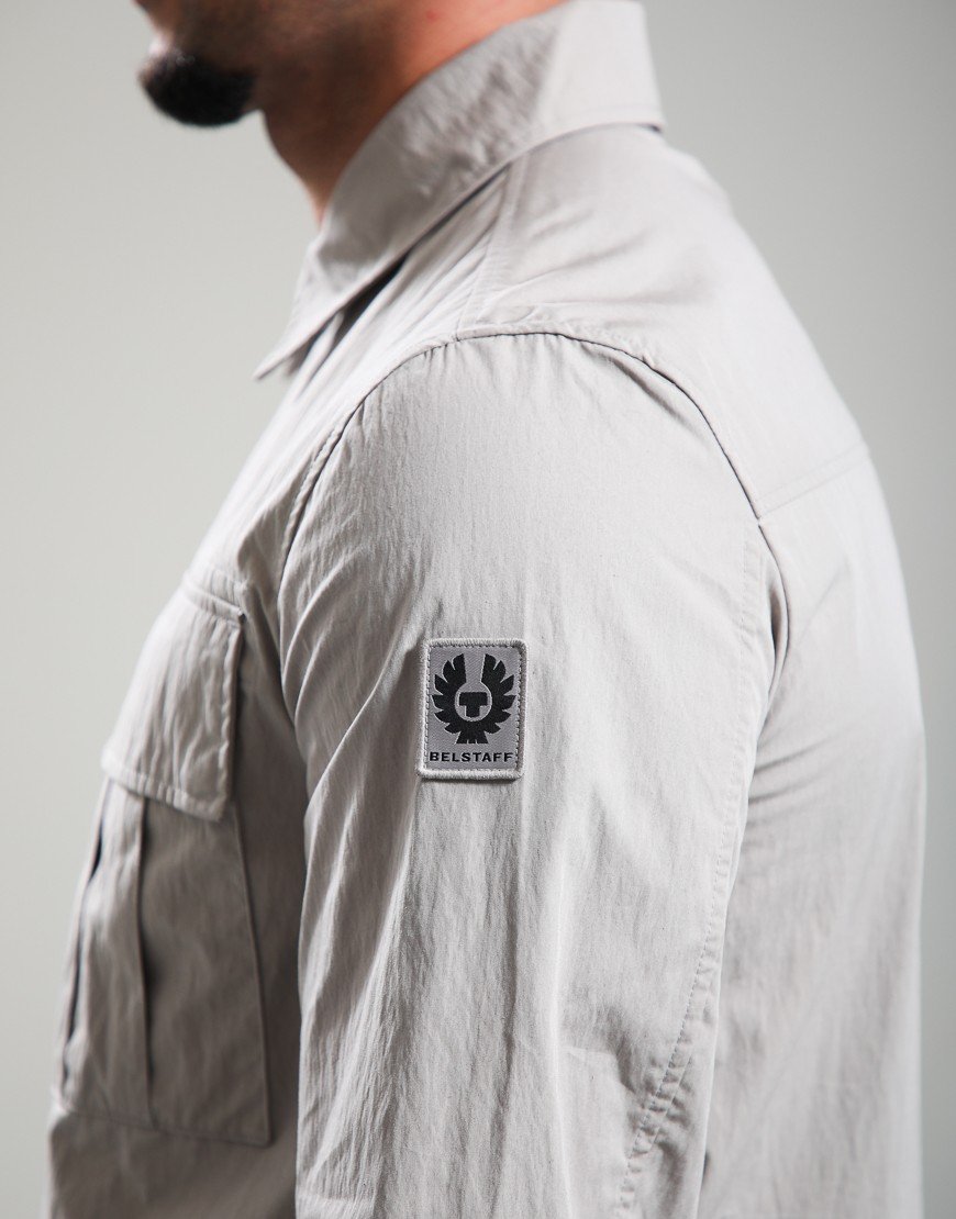 Belstaff Cargo Overshirt Concrete