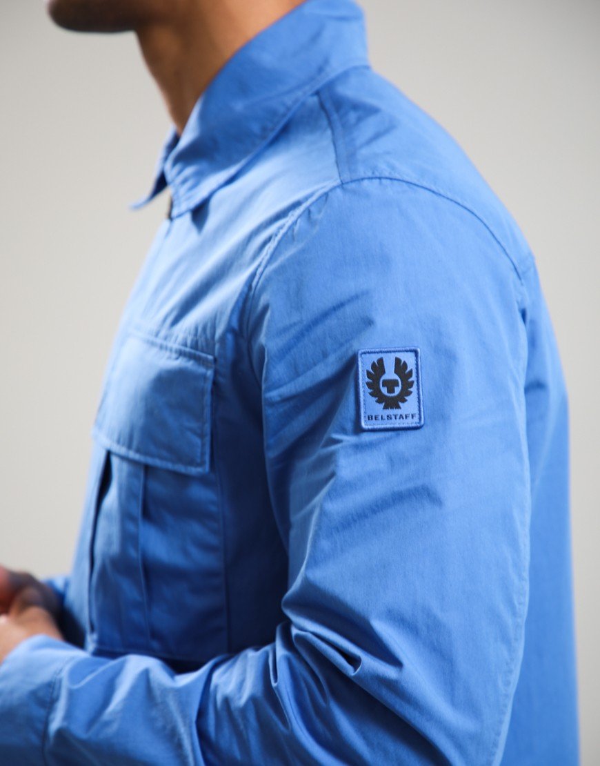 Belstaff Cargo Overshirt Marine Blue
