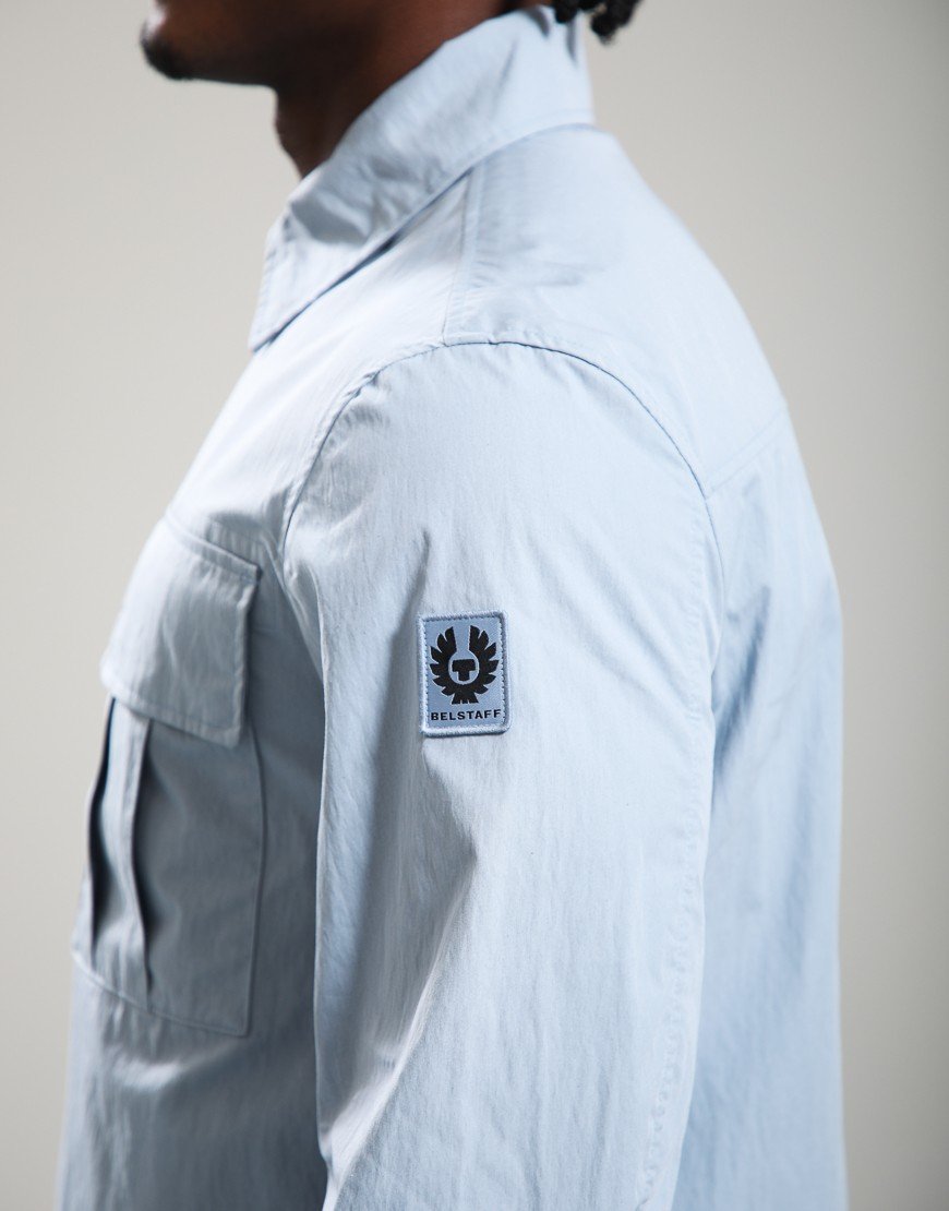 Belstaff Cargo Overshirt Mist Blue