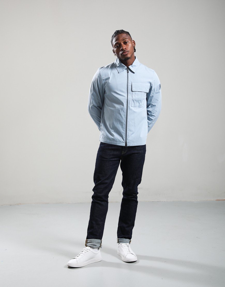 Belstaff Cargo Overshirt Mist Blue