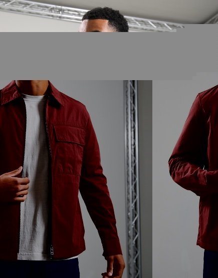 Belstaff Cargo Overshirt Oxblood
