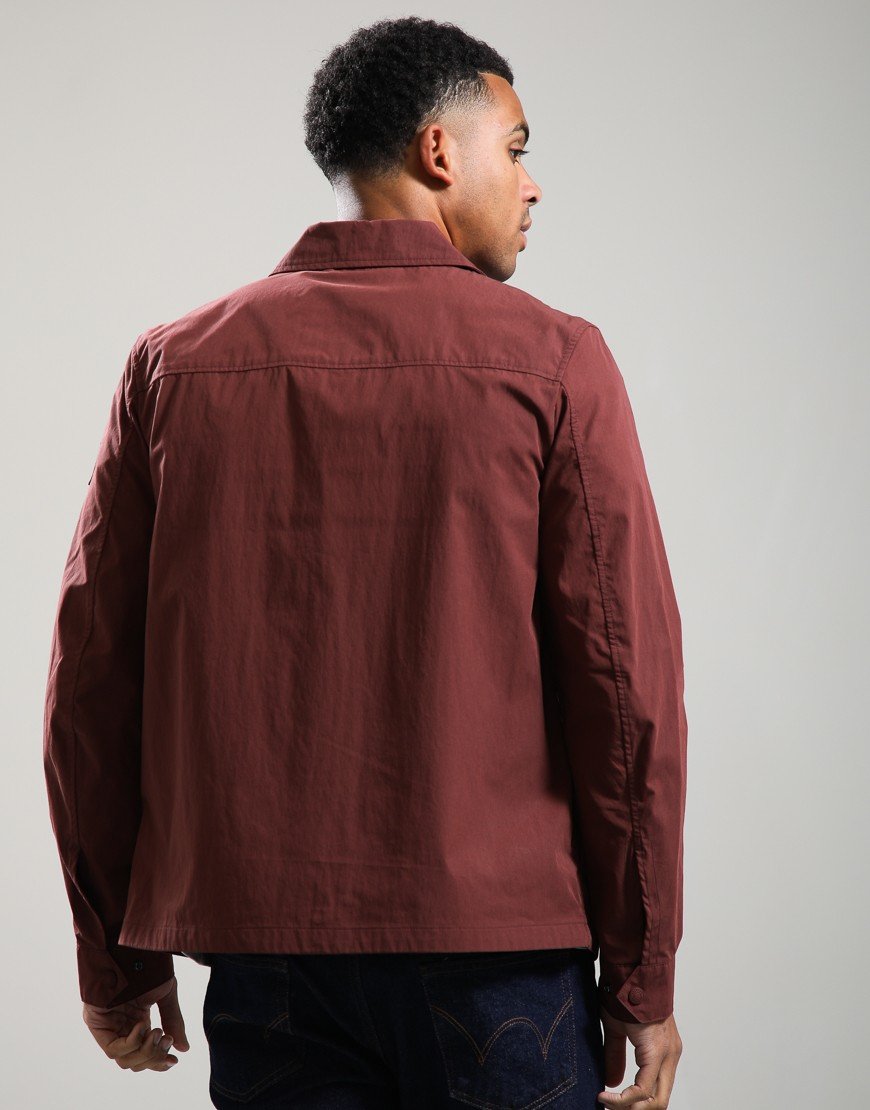 Belstaff Cargo Overshirt Oxblood