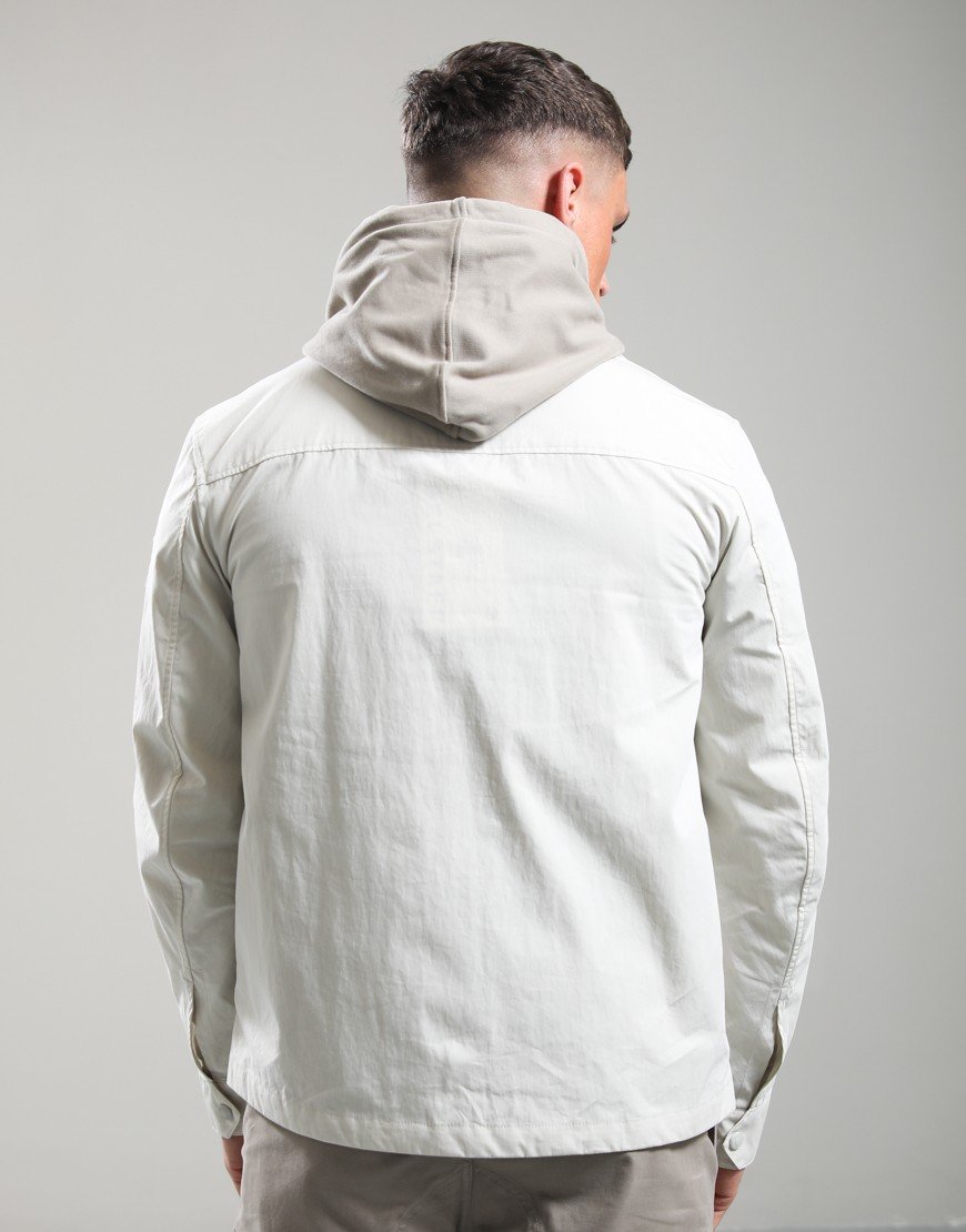 Belstaff Cargo Overshirt Silver Birch