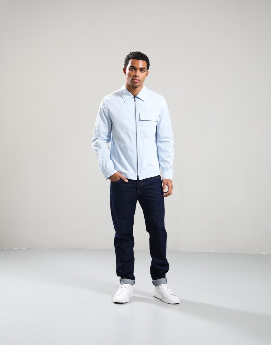 Belstaff Cargo Overshirt Sky Blue