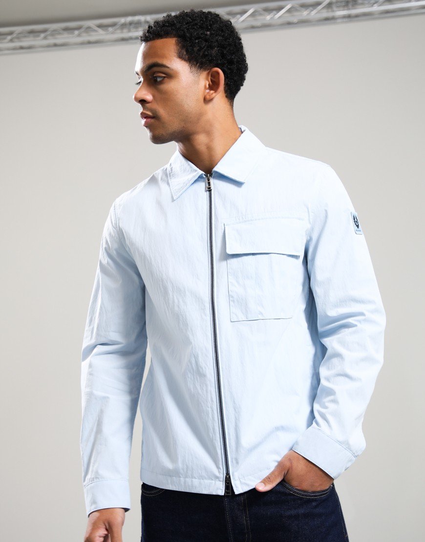 Belstaff Cargo Overshirt Sky Blue