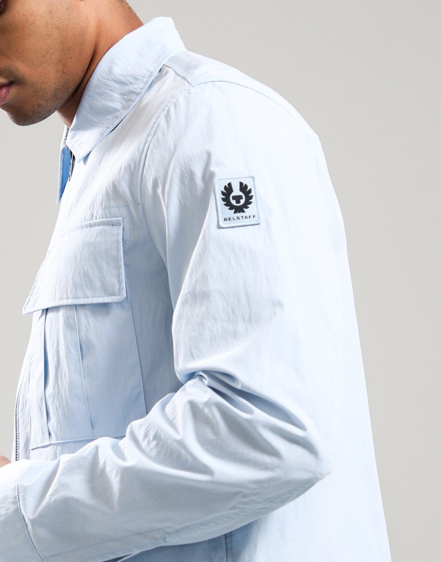 Belstaff Cargo Overshirt Sky Blue