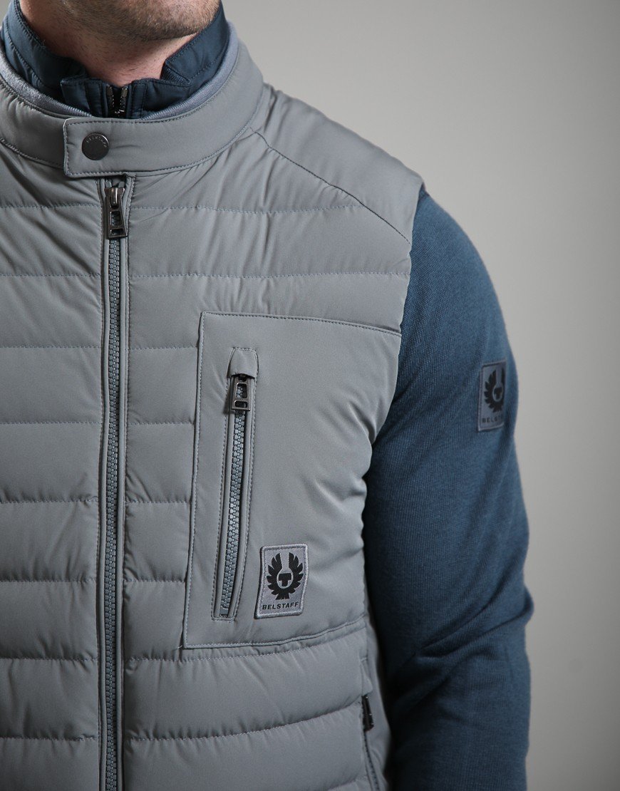 Belstaff Chassis Gilet Atlantic Grey
