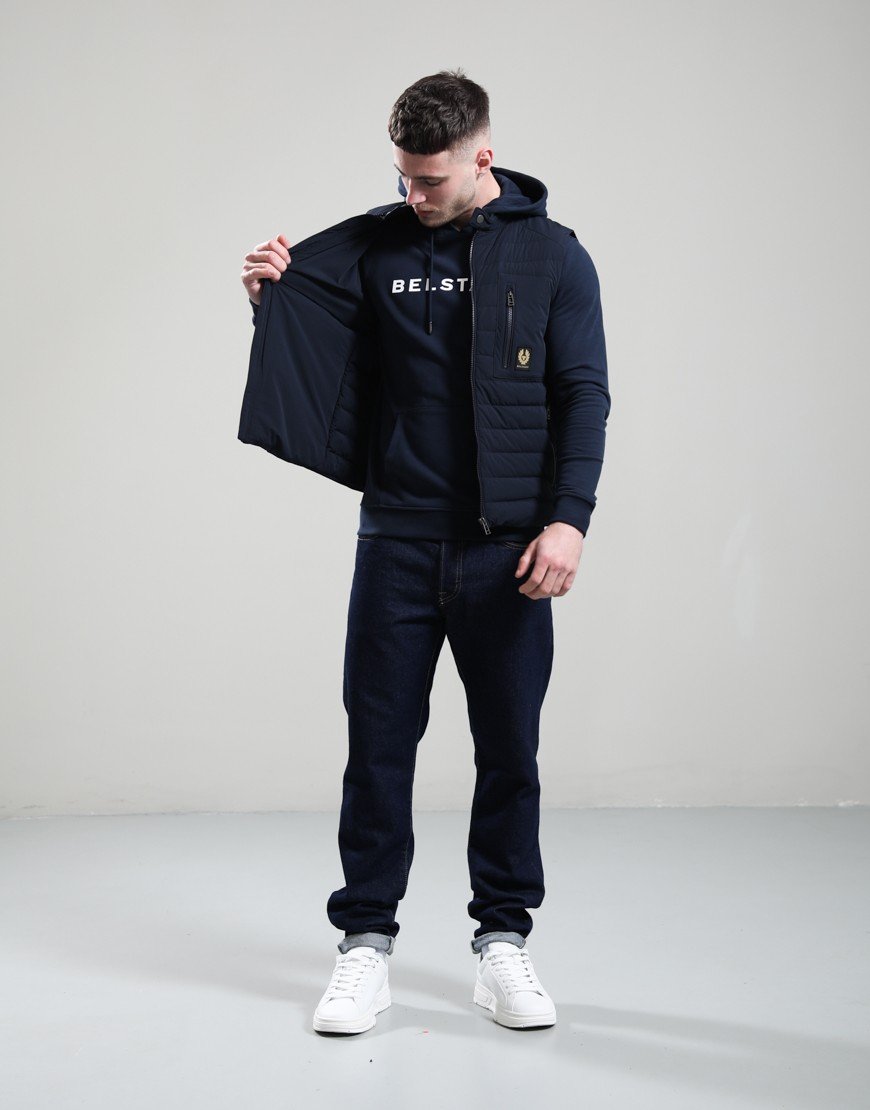 Belstaff Chassis Gilet Dark Ink