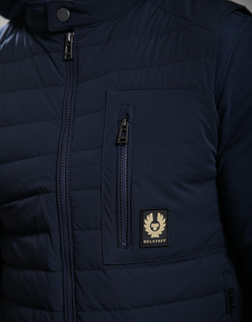 Belstaff Chassis Gilet Dark Ink