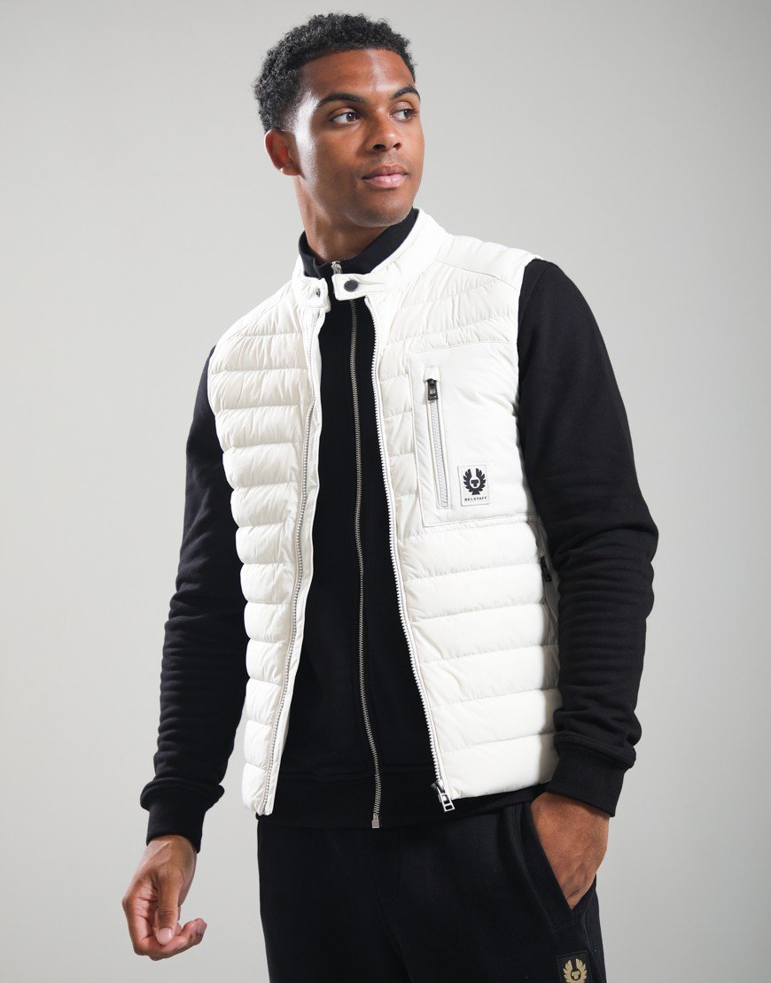 Belstaff Chassis Gilet Silver Birch