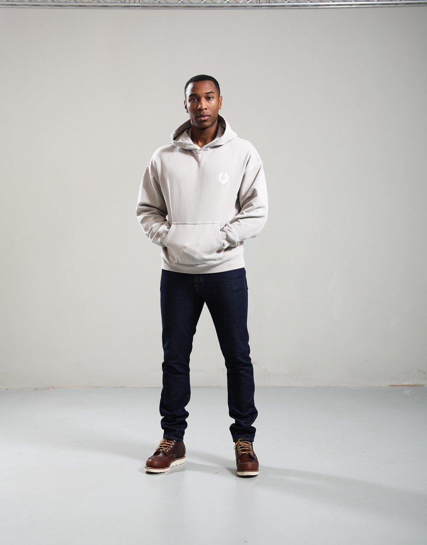 Belstaff Competition Hoodie Concrete