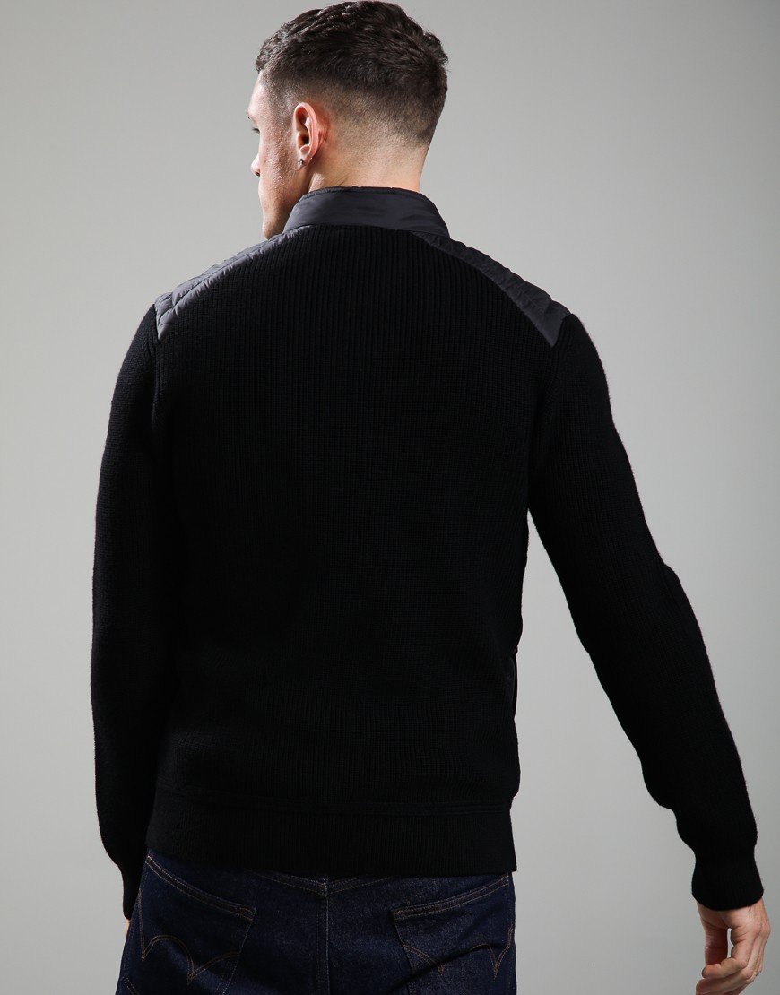 Belstaff Compound Cardigan Down Jacket Black