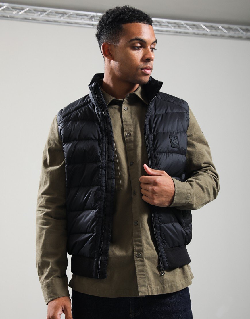 Belstaff Compound Gilet Black
