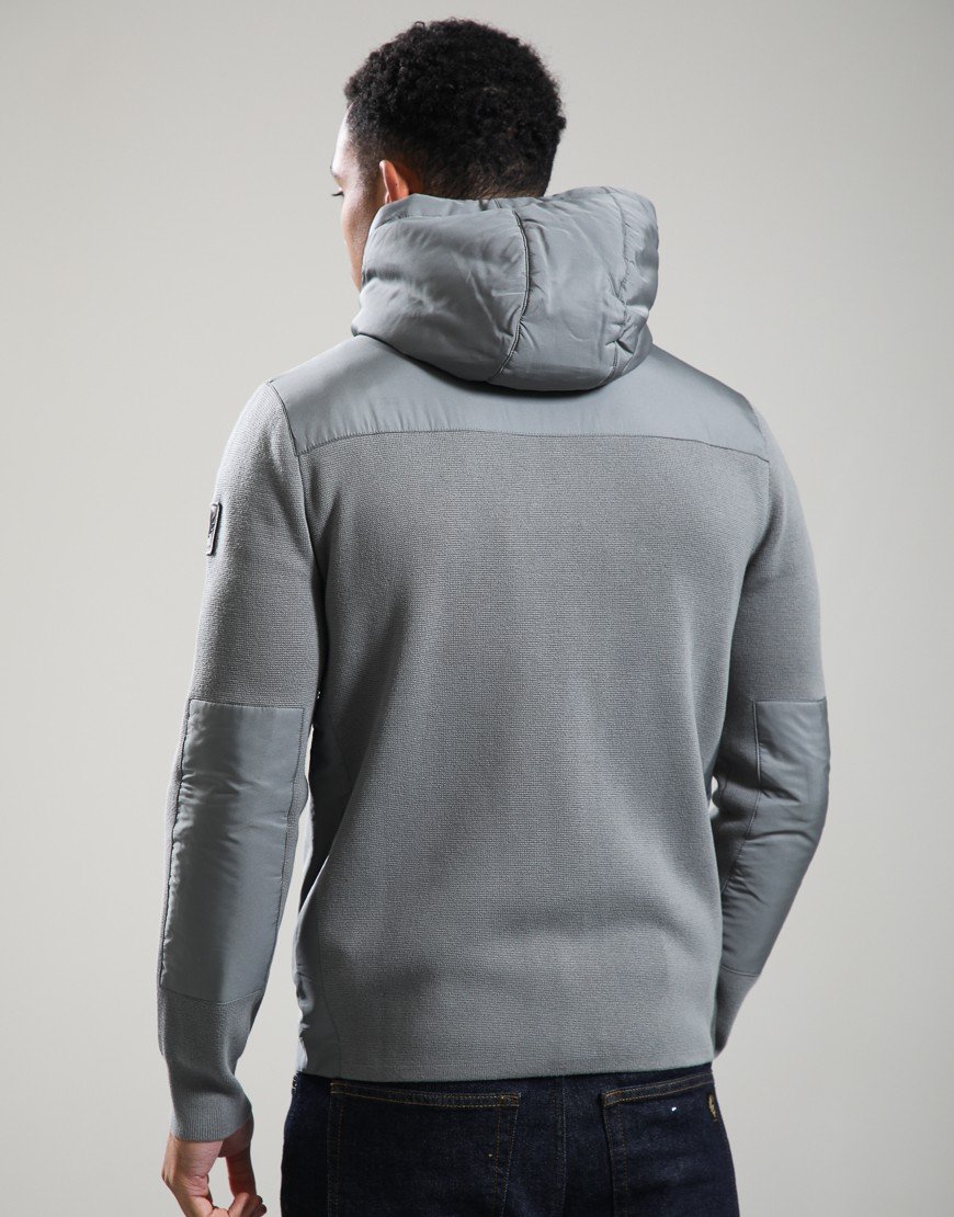 Belstaff Console Mixed Media Jacket Atlantic Grey