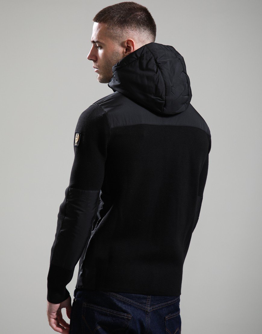 Belstaff Console Mixed Media Jacket Black