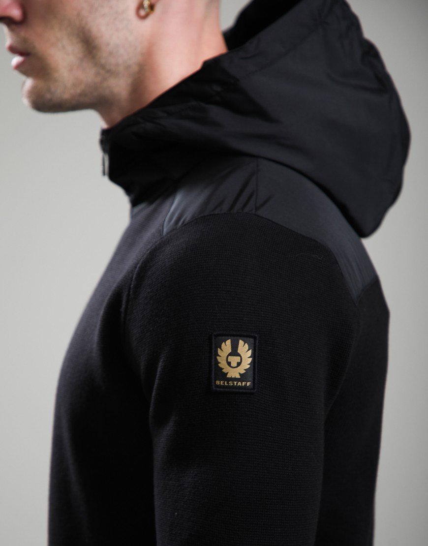 Belstaff Console Mixed Media Jacket Black