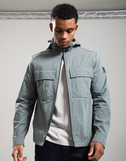 Belstaff Container Overshirt Atlantic Grey
