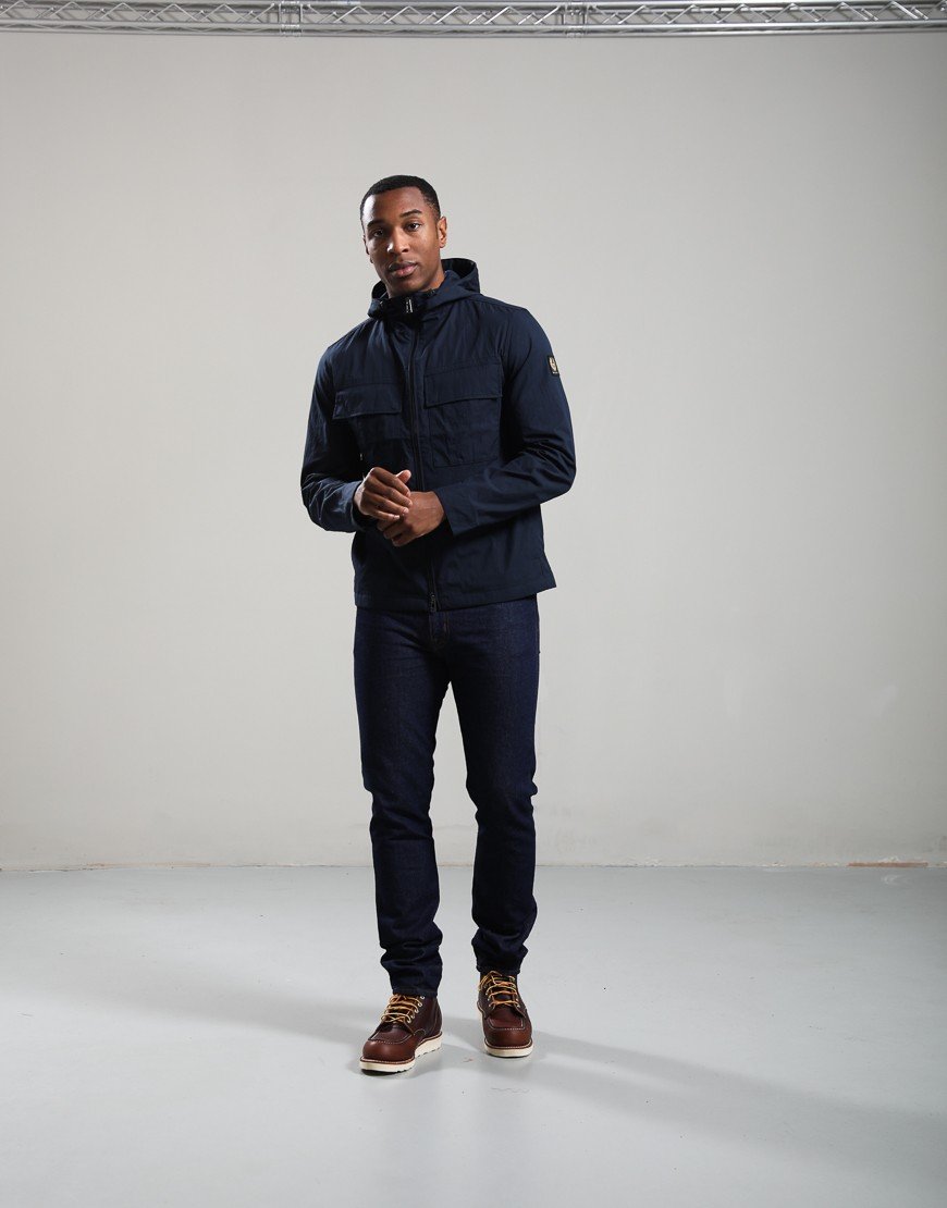 Belstaff Container Overshirt Dark Ink