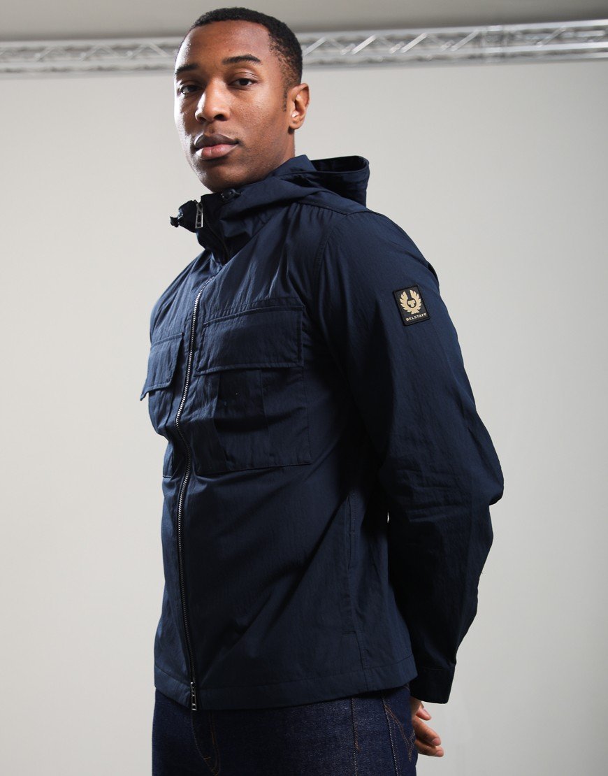 Belstaff Container Overshirt Dark Ink
