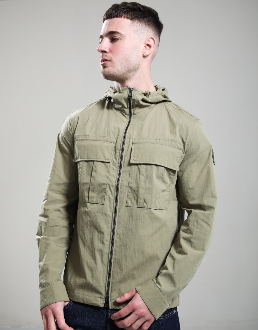 Belstaff Container Overshirt Fatigue Green