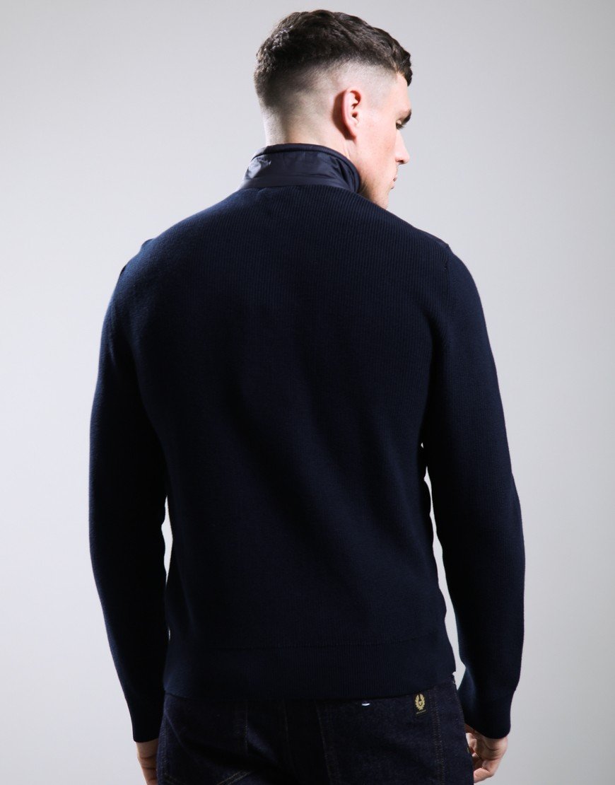 Belstaff Control Cardigan Dark Ink