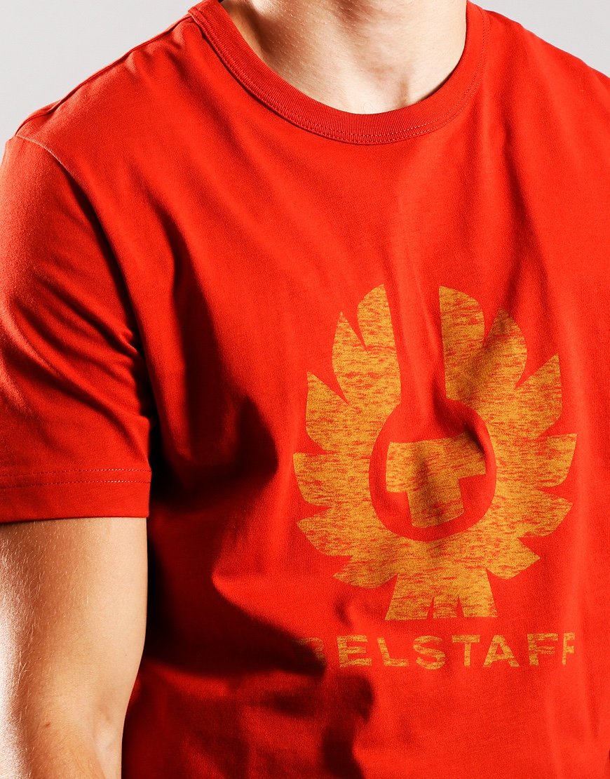 belstaff red t shirt