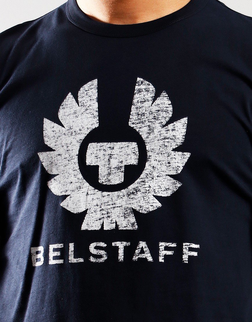 Belstaff Coteland T-Shirt Dark Ink / Off White 
