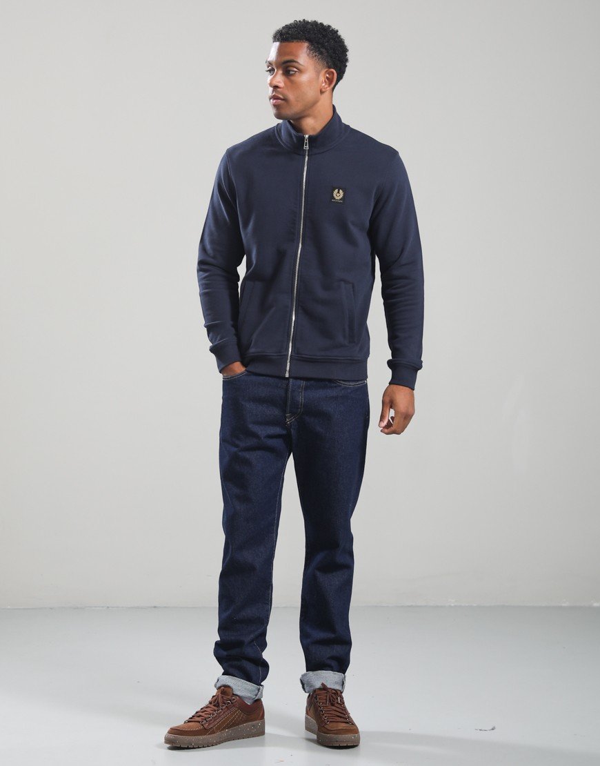 Belstaff Full Zip Sweat Dark Ink