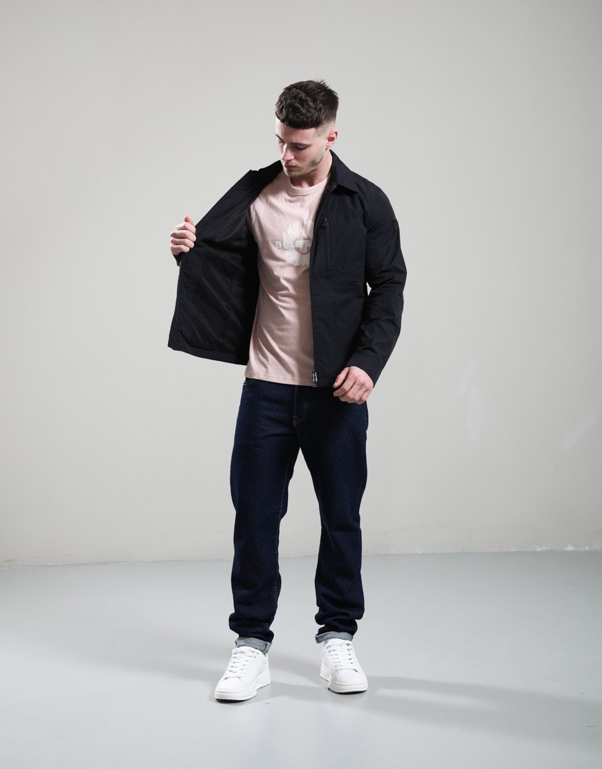 Belstaff Grid Overshirt Black