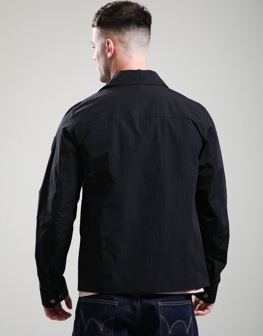 Belstaff Grid Overshirt Black