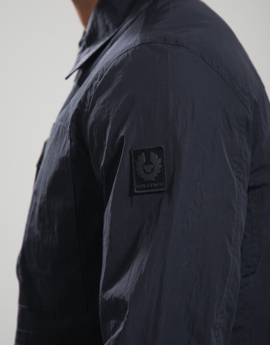 Belstaff Grid Overshirt Black