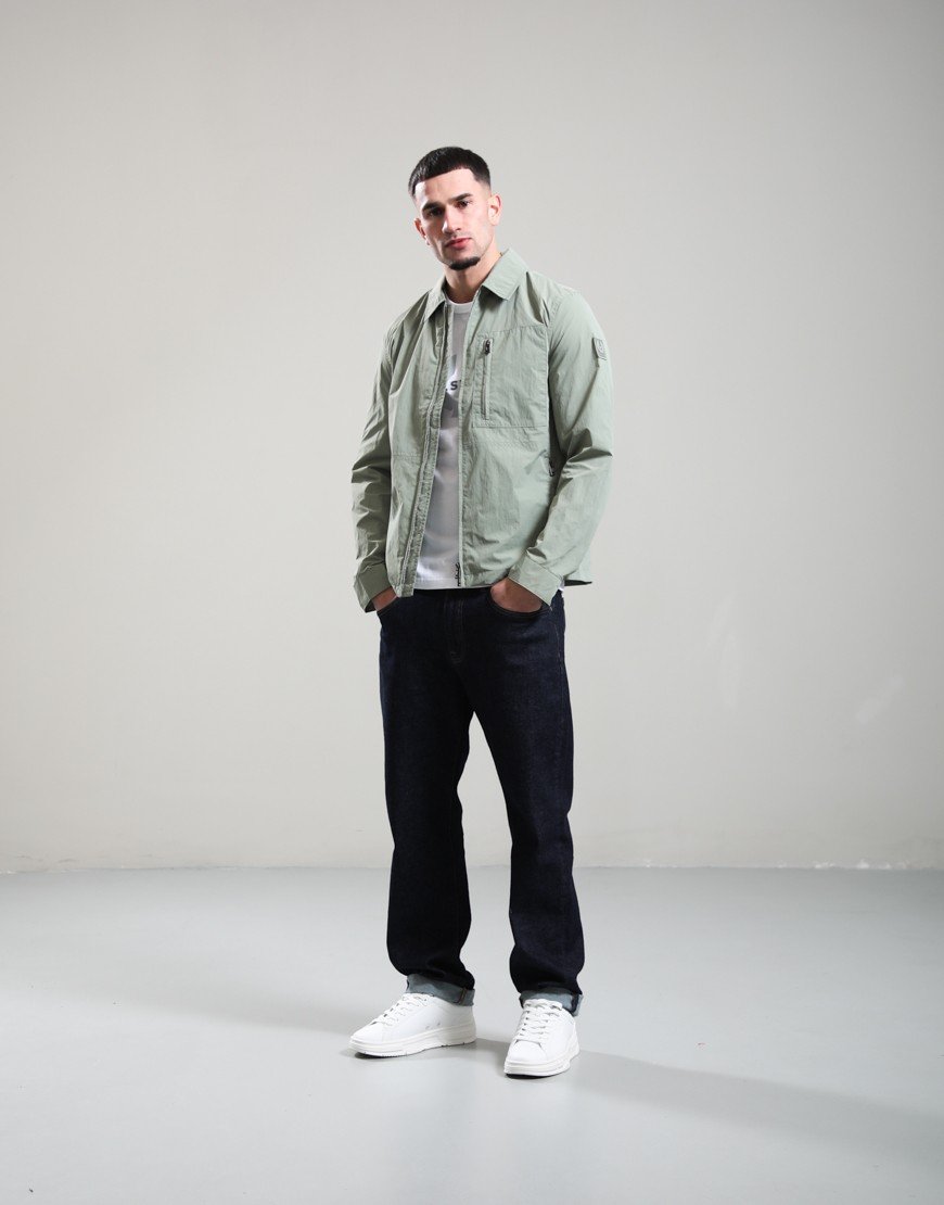 Belstaff Grid Overshirt Lichen