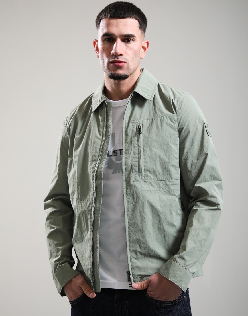 Belstaff Grid Overshirt Lichen