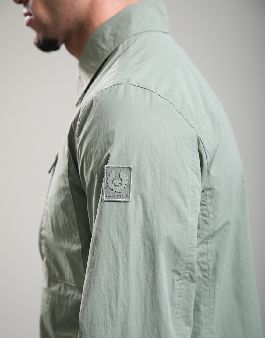 Belstaff Grid Overshirt Lichen