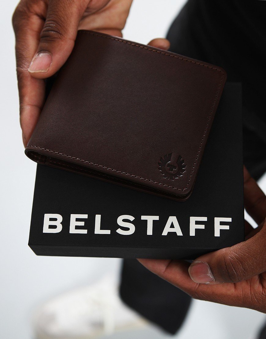 Belstaff Hanchurch Bifold Wallet Antique Brown