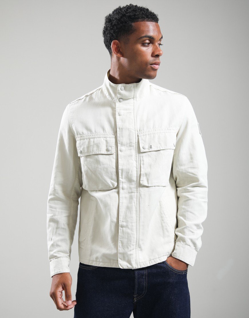 Belstaff Hayfield Jacket Silver Birch