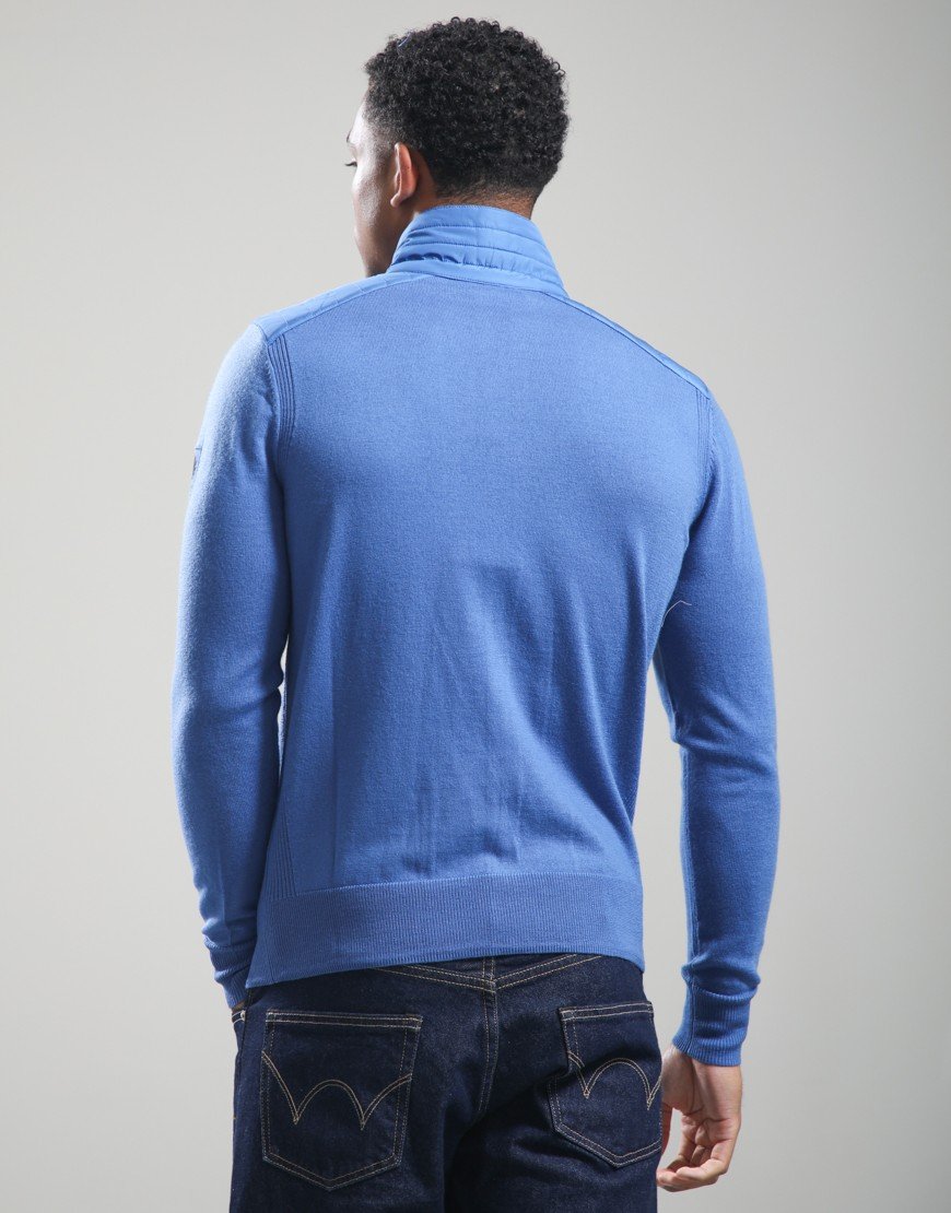 Belstaff Kelby Zip Cardigan Marine Blue