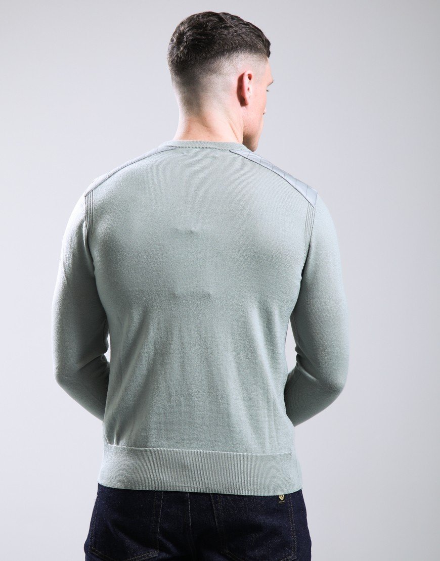 Belstaff Kerrigan Crew Neck Jumper Lichen