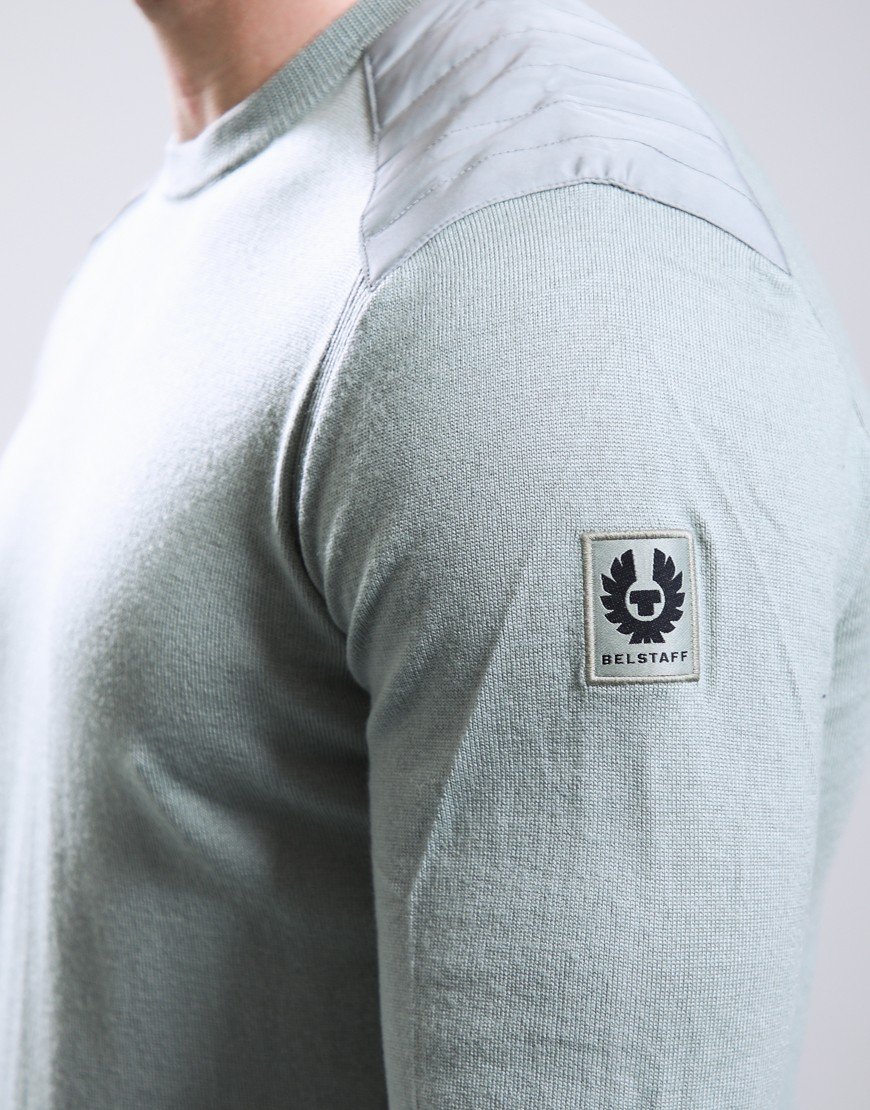 Belstaff Kerrigan Crew Neck Jumper Lichen