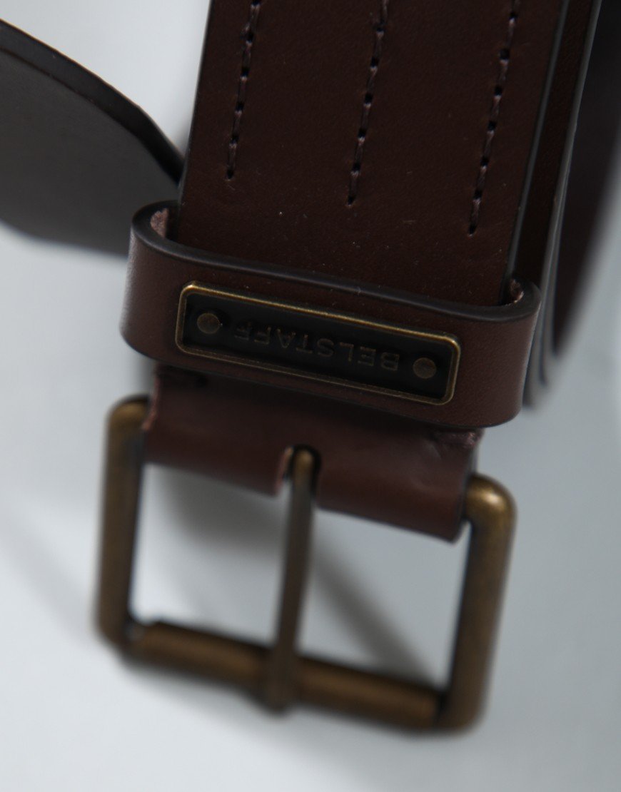 Belstaff Ledger Belt Dark Brown