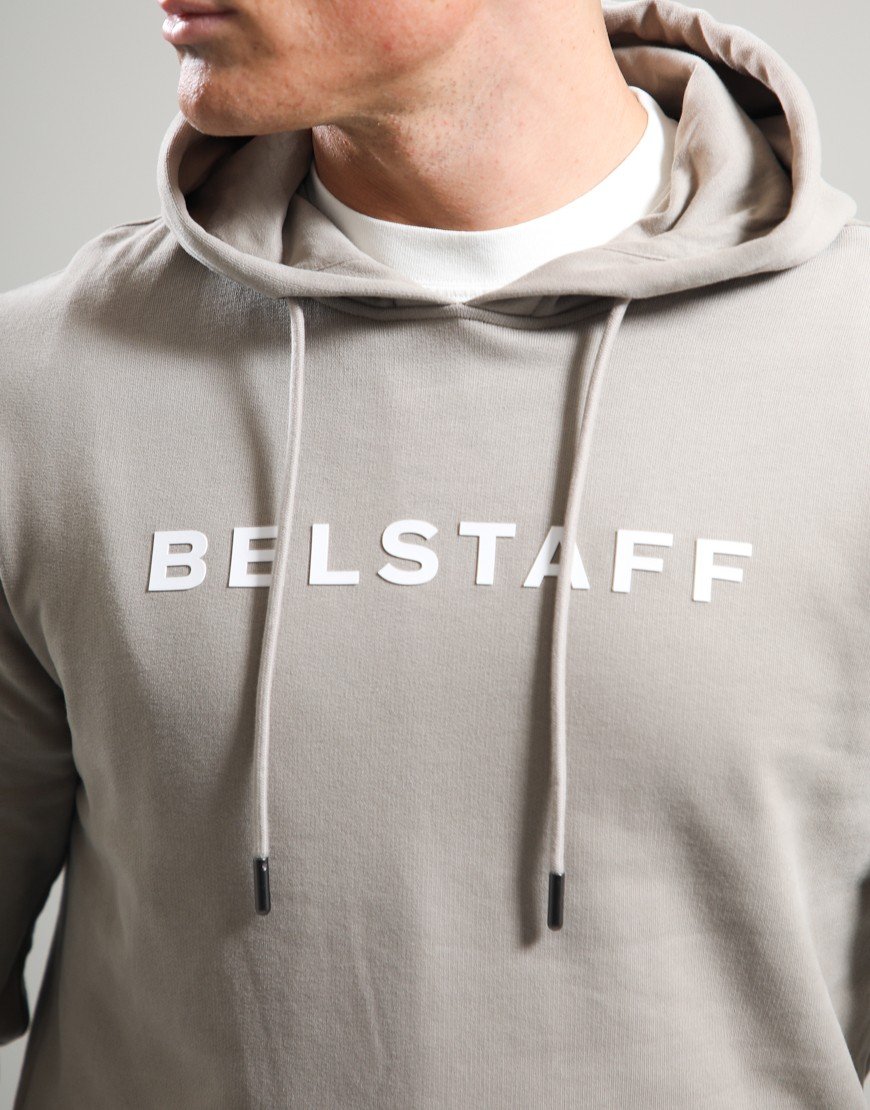 Belstaff Logo Hoodie Dark Sand