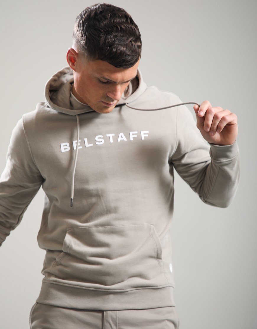 Belstaff Logo Hoodie Dark Sand
