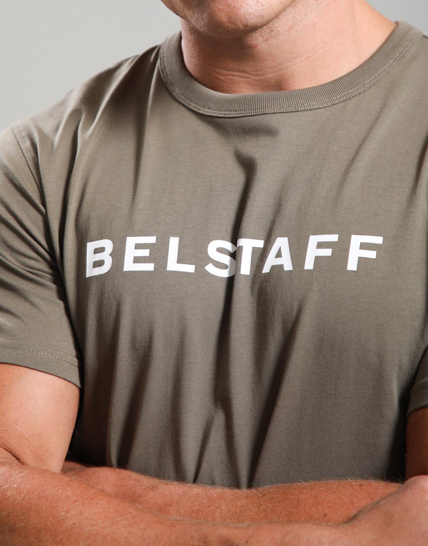 Belstaff Logo T-Shirt Khaki Green