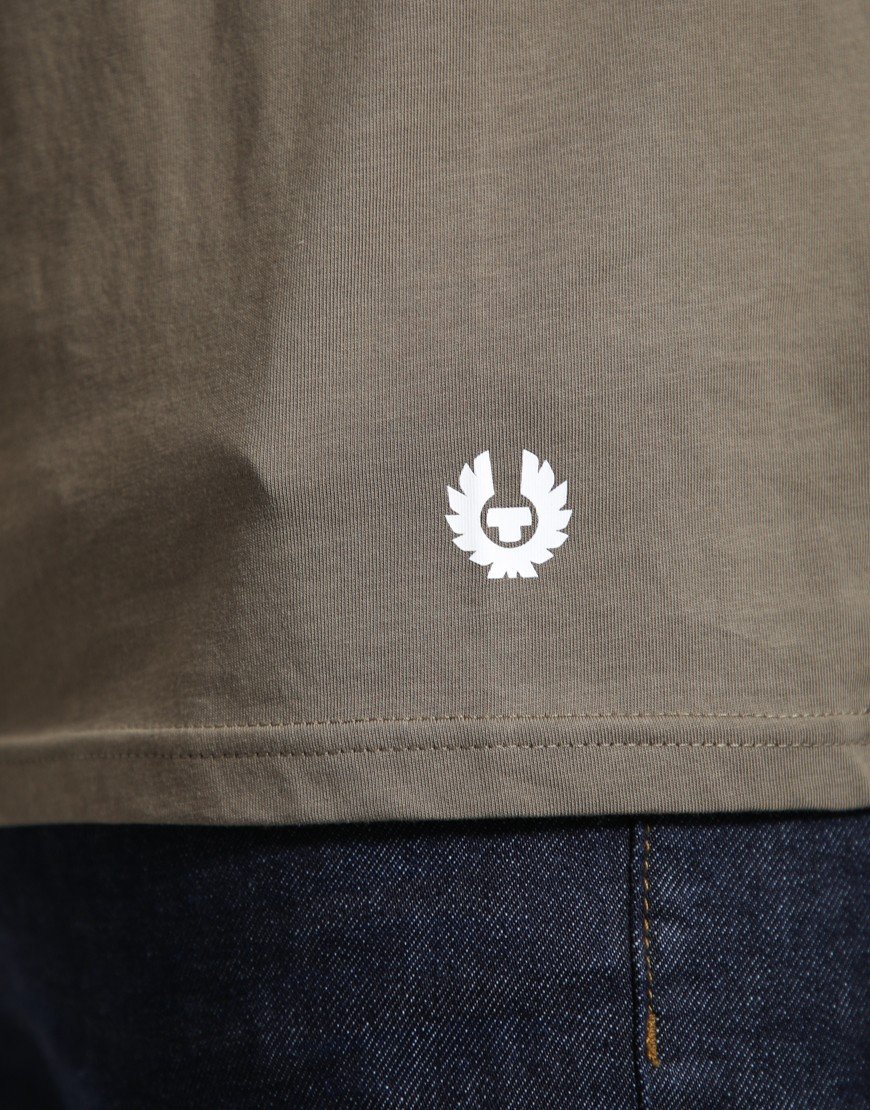 Belstaff Logo T-Shirt Khaki Green