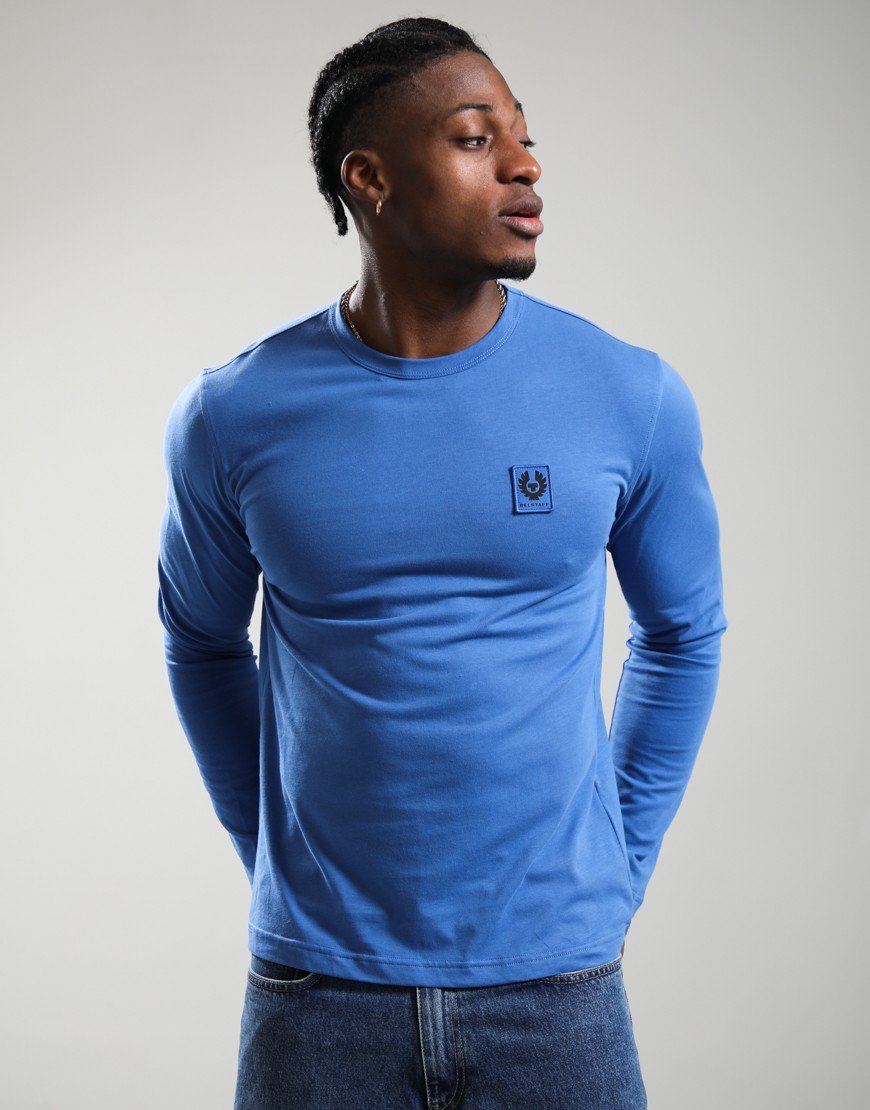 Belstaff Long Sleeved T-Shirt Marine Blue