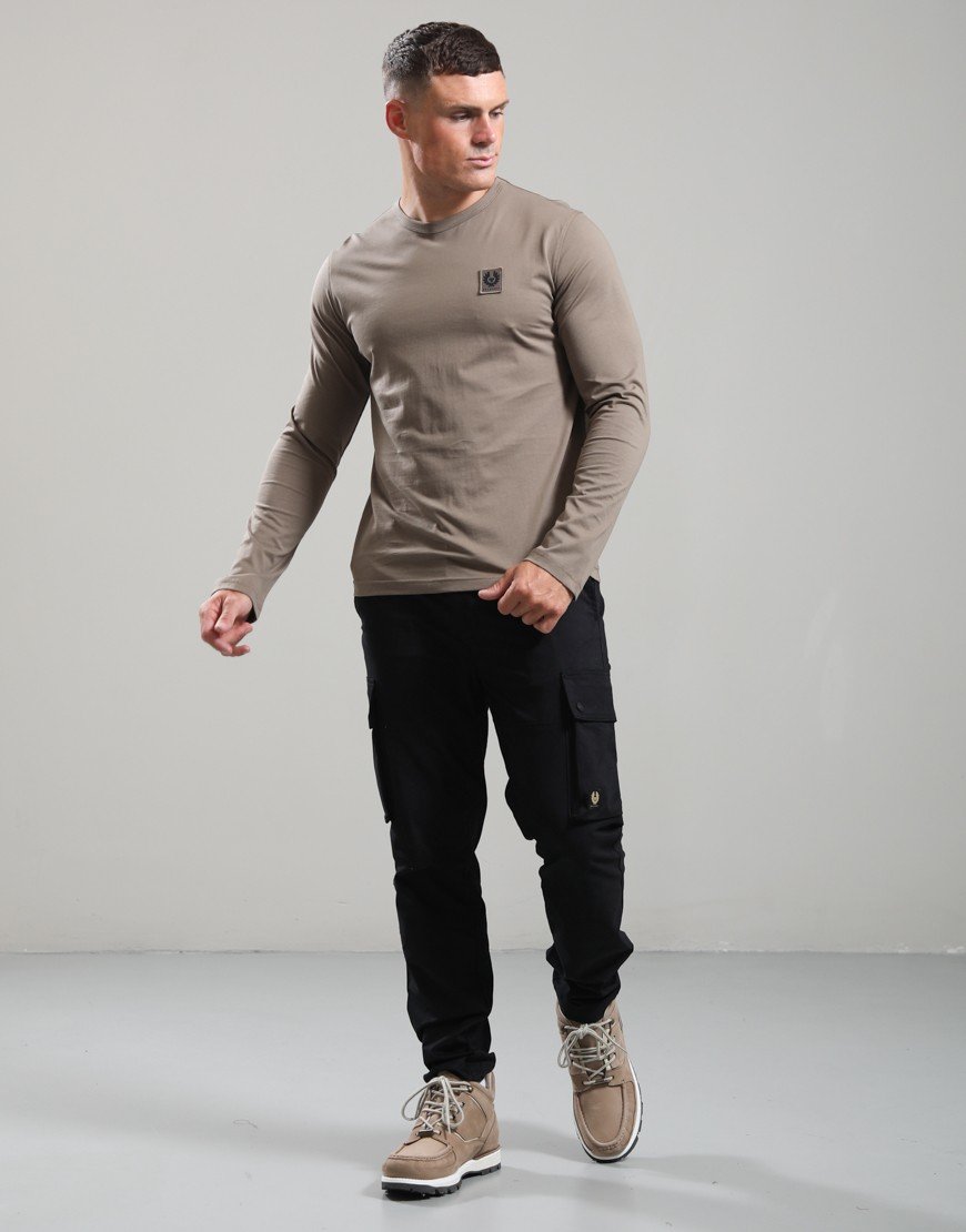 Belstaff Long Sleeved T-Shirt Dusty Taupe