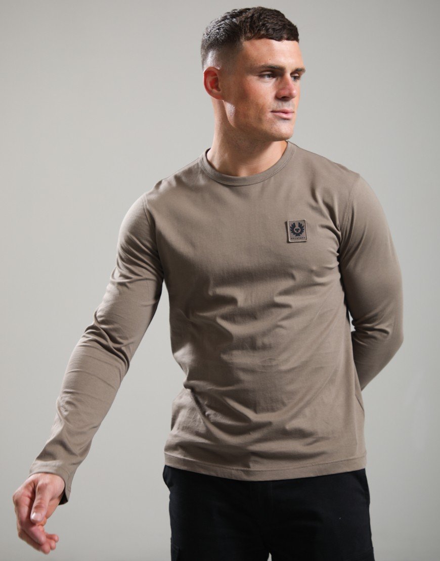 Belstaff Long Sleeved T-Shirt Dusty Taupe