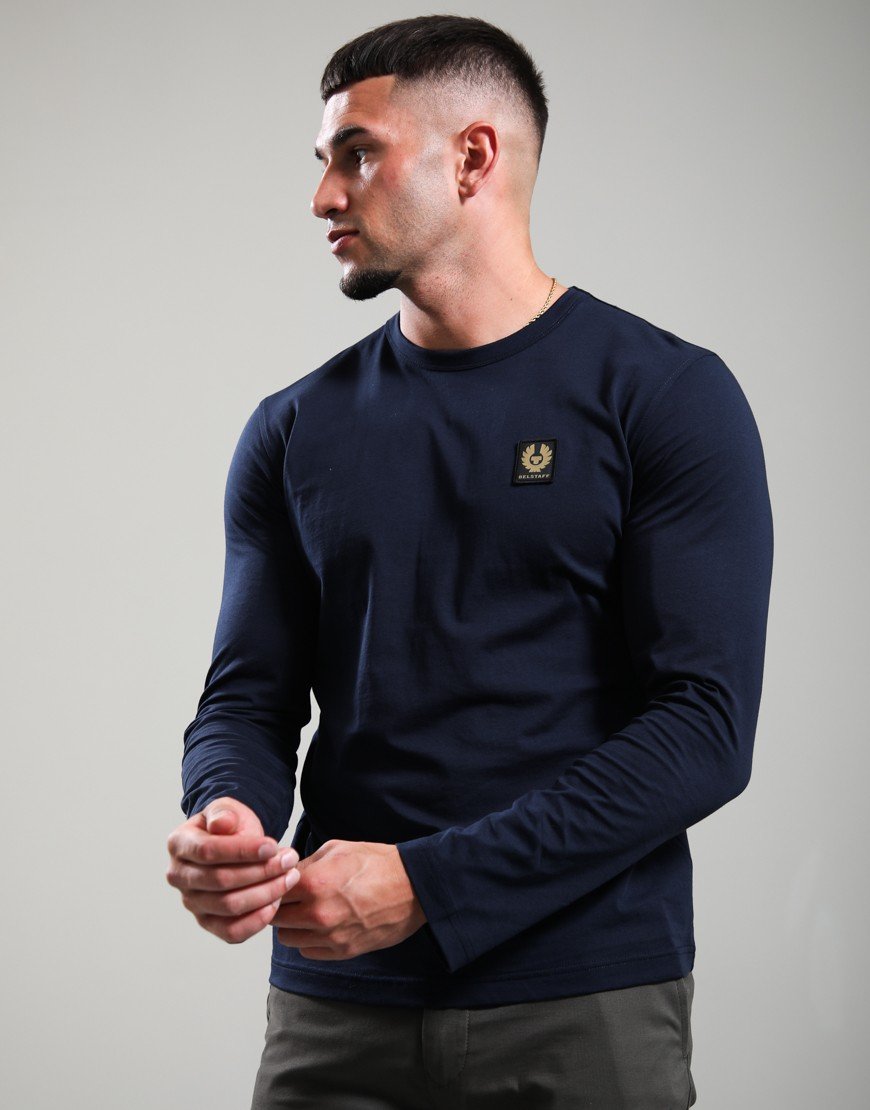 Belstaff Long Sleeve T-Shirt Dark Ink